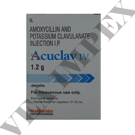 ACUCLAV I.V. (Amoxycillin+Clavulanic Acid) - VEA Impex